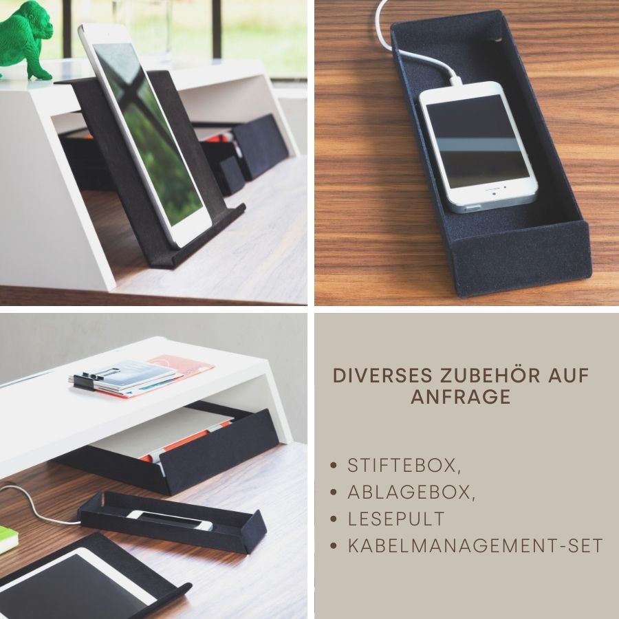 Übersicht Zubehör zum Schreibtisch S 1200