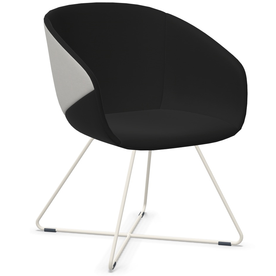 Bejot Ox:co 290 Variante Schwarz-Hellgrau Gestell weiß