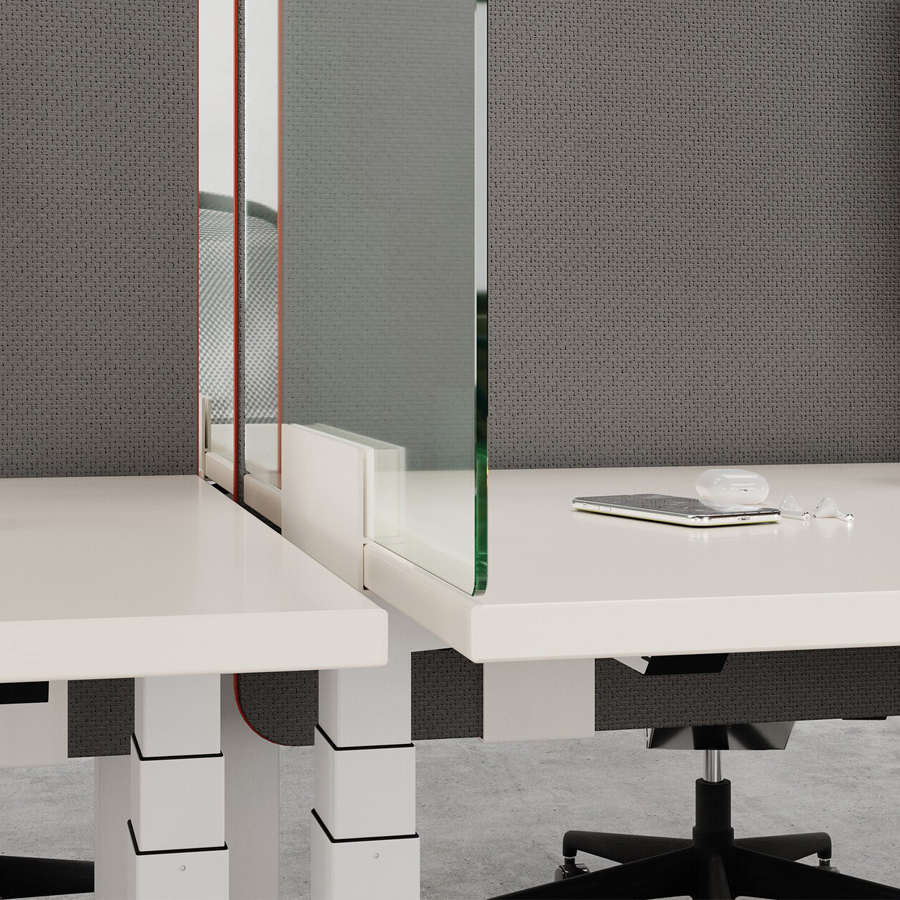 Palmberg Barrio Hygieneschutzwand ohne Ausschnitt - Acrylglas - Detail 1