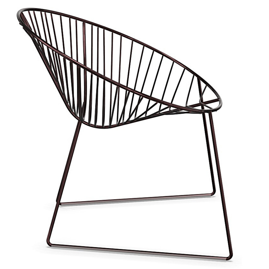 Arper Leaf 1821 Loungesessel Mocca