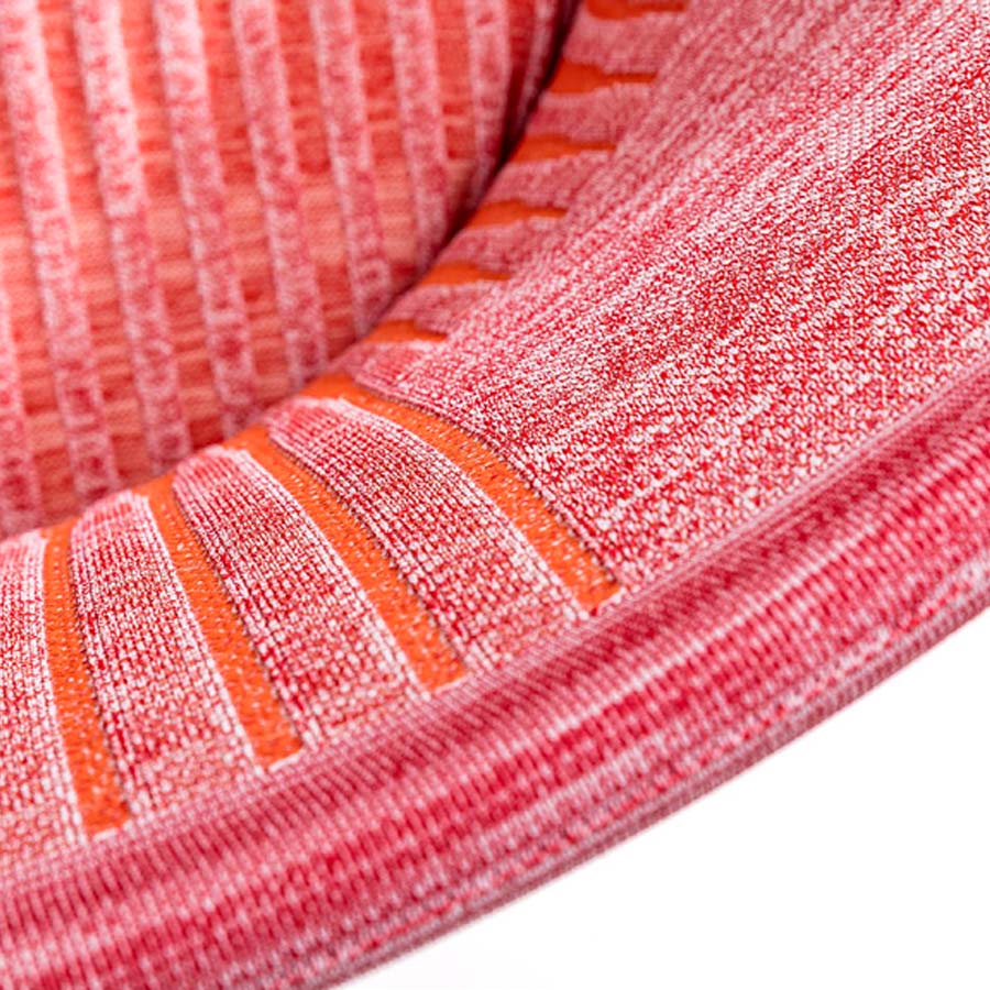 Haworth Cardigan Lounge | Strick rot | Nahaufnahme