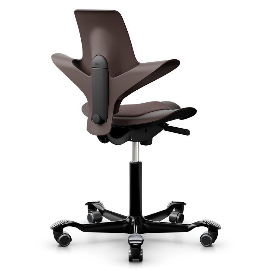 HAG CAPISCO PULS 8010 braun mit Stoff Select chestnut - Gestell schwarz