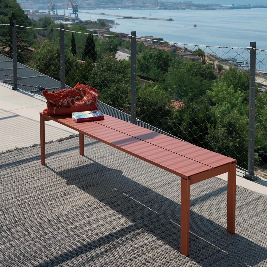 Kristalia be-Easy | Sitzbank rot