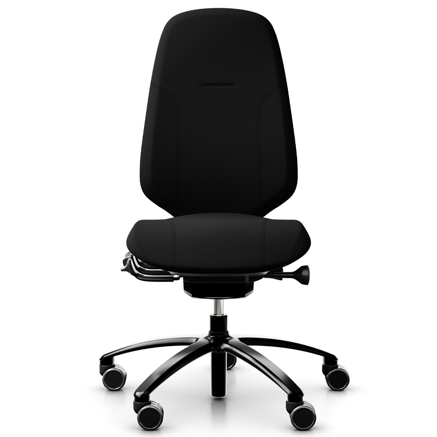 RH Mereo 300 black hohe Rückenlehne - Stoff Xtreme schwarz - Frontansicht