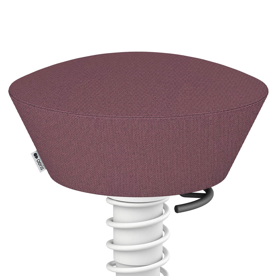 Aeris Swopper Cura hellviolett meliert | Gestell weiß | Gleiter | Nahaufnahme