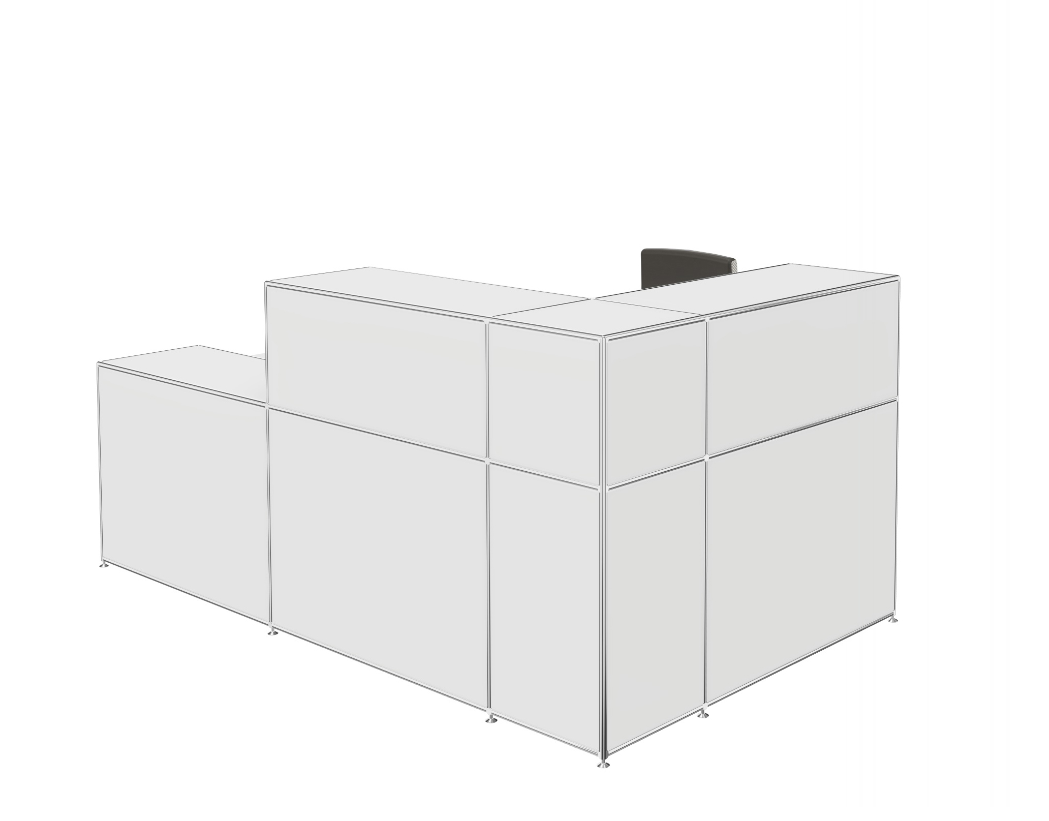 Bosse Modul Space Empfangstheke 3 von vorne