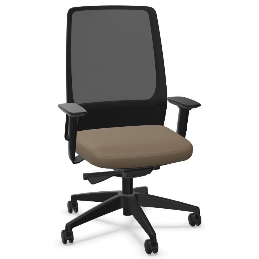 Interstuhl AIMis1 1S03 Bürostuhl schwarz beigegrau