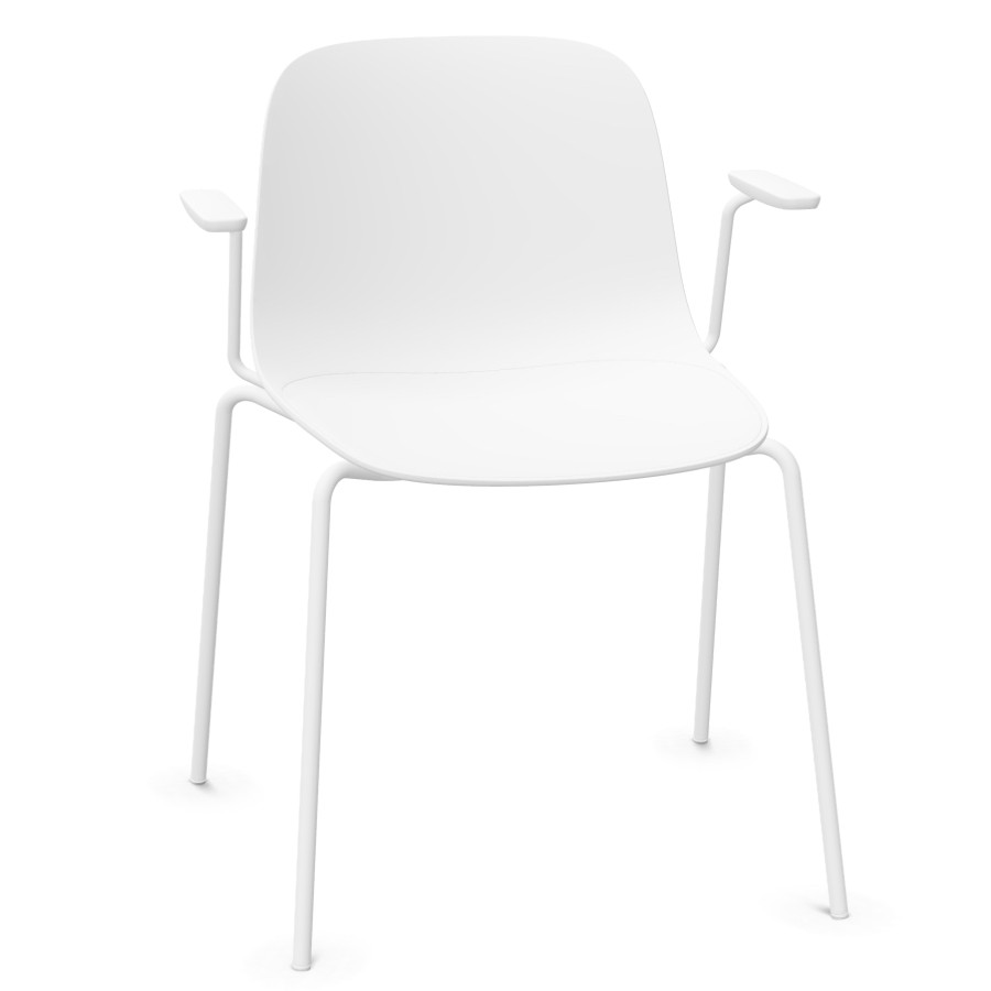 Lapalma Seela S311 mit Armlehnen komplett weiß