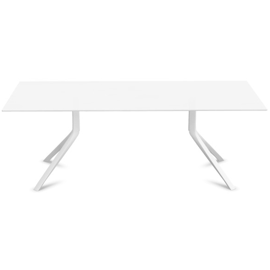 Kristalia Oops I Did It Again | Platte Pure white | Gestell Aluminium weiß lackiert