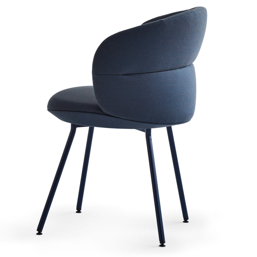 Noti Ekori Vierfußgestell schwarz, Bezug Steelcut Trio 3 756