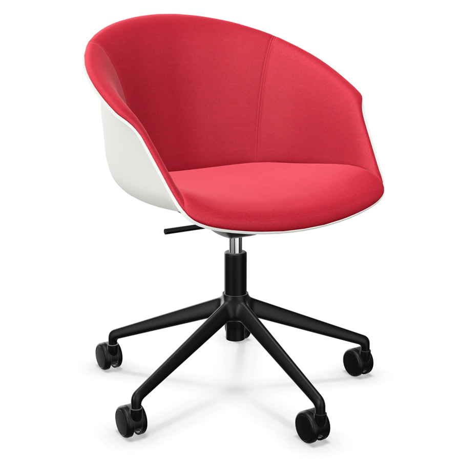 Interstuhl SHUFFLEis1 SU356 - himbeerrot Sitzfläche