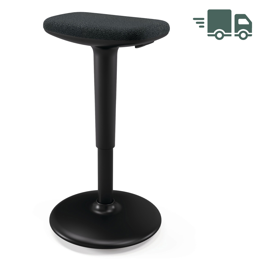 König+Neurath QUICK. III - schwarzes Gestell - schwarzer Sitz