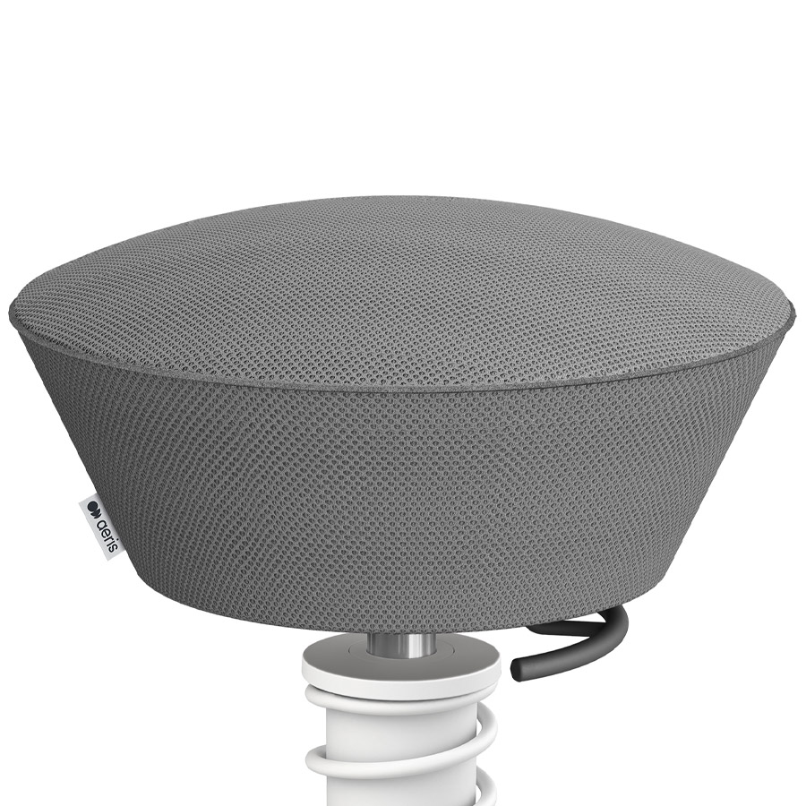 Aeris Swopper AIR mesh grau - Gleiter - Gestell weiß - Nahaufnahme