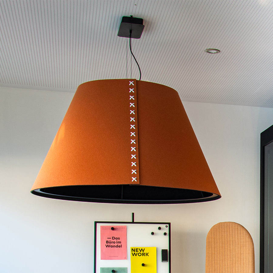 BuzziSpace BuzziShape - Größe L - Außen Kvadrat Hero 481, Innen BuzziFelt Antracite 68