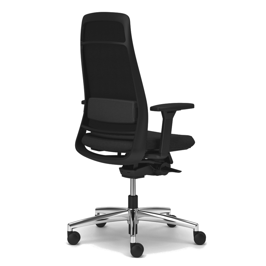 TENSA.NEXT Bürodrehstuhl mit 3D-Netzrücken Rückansicht