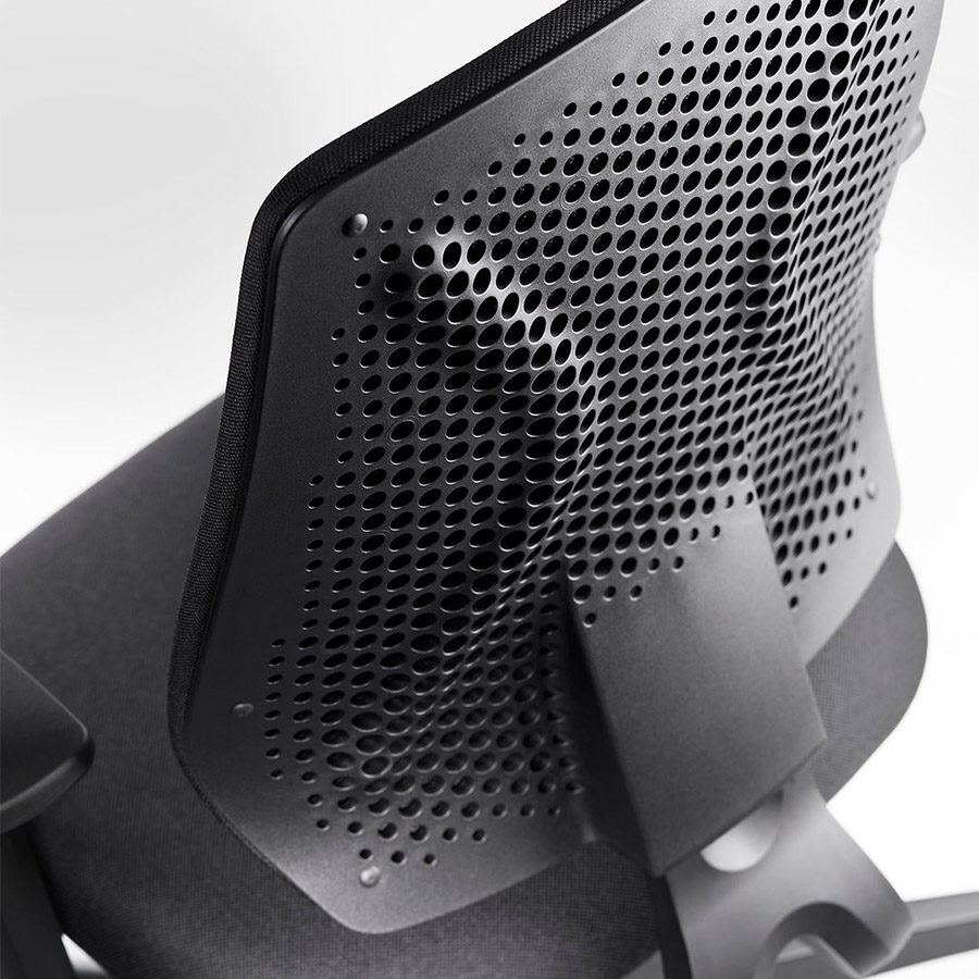 Dauphin speed-o SP 7639 schwarz mit Polsterrückenlehne