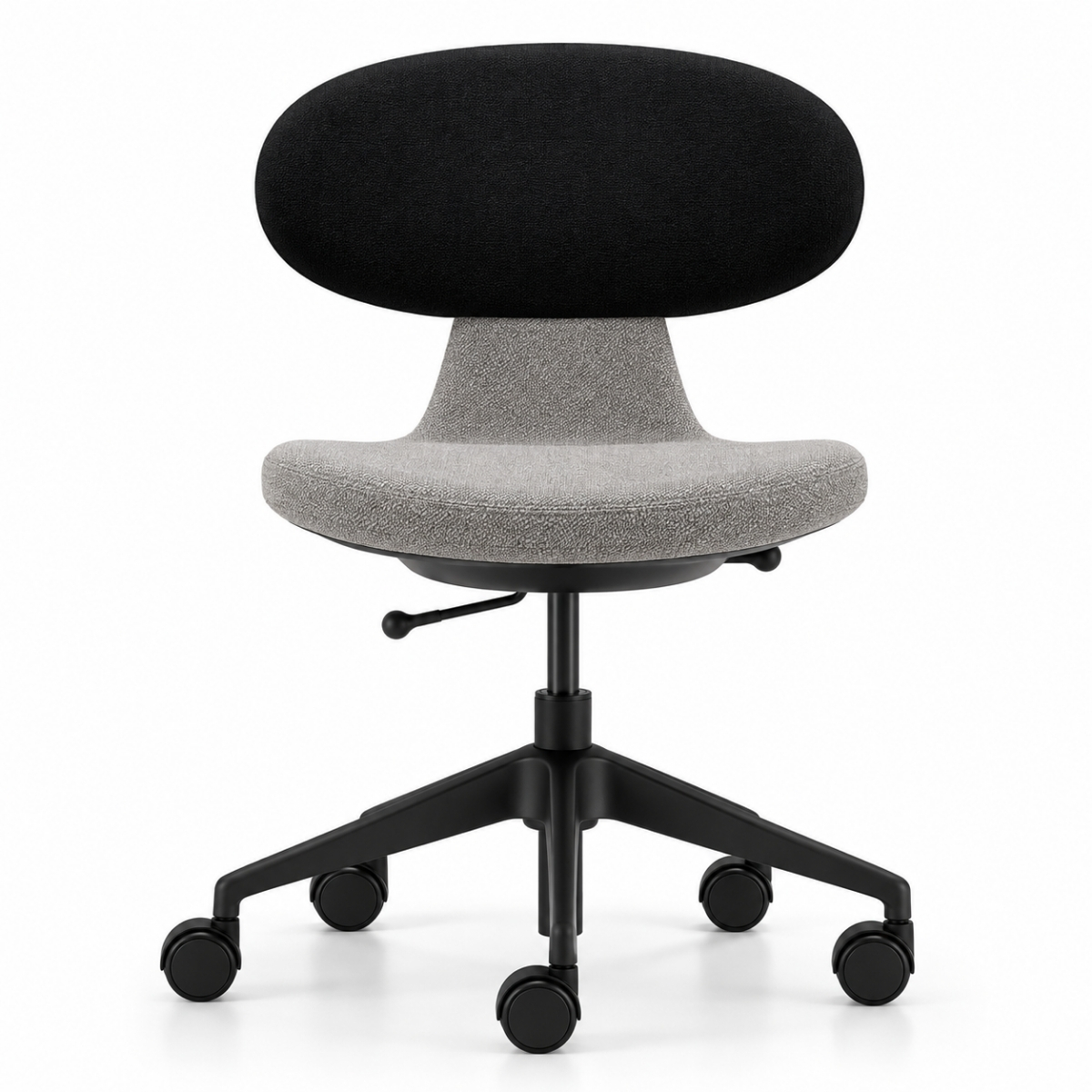 Girsberger Simplex Stoff Just schwarz - grau
