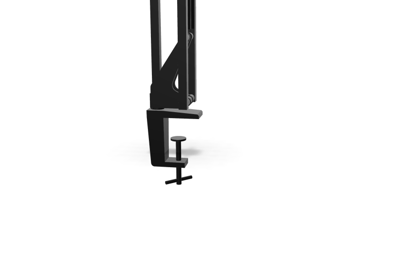 GLAMOX L-1 Detailansicht Tischklemme