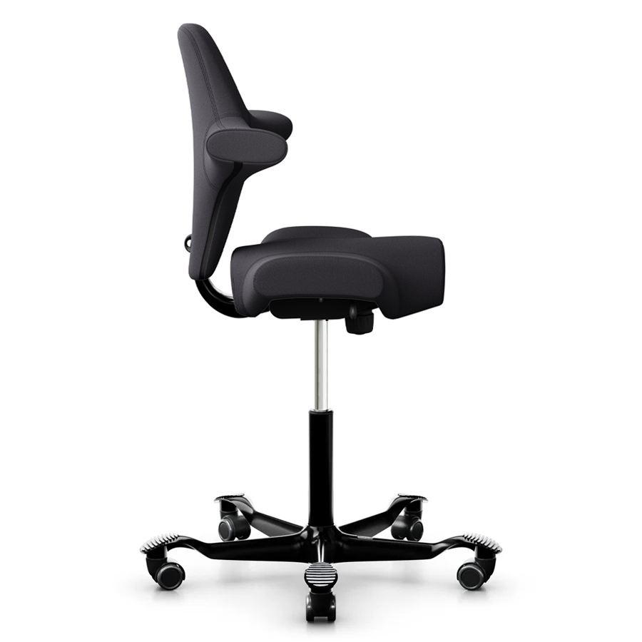 HAG Capisco 8106 Stehhilfe | Xtreme anthrazit | Gestell schwarz | Seite