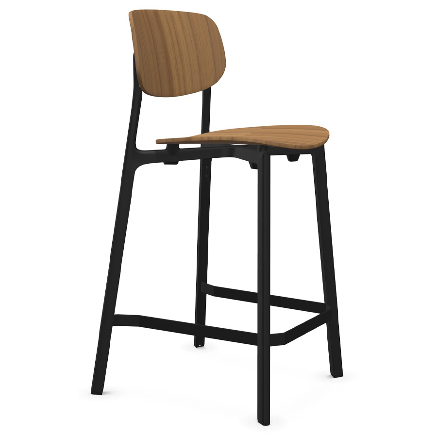 Kristalia COLANDER Barhocker Nussbaum