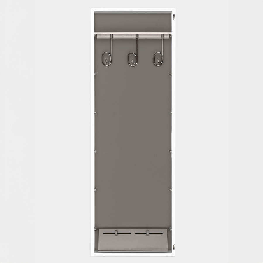 Kristalia BOX/BOXOne - Ausführung Alu weiß lackiert - Garderobe
