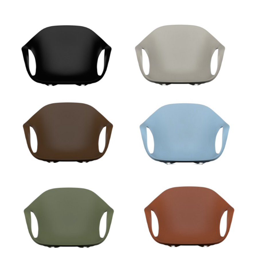 Kristalia Elephant Farben Kunststoffschalen