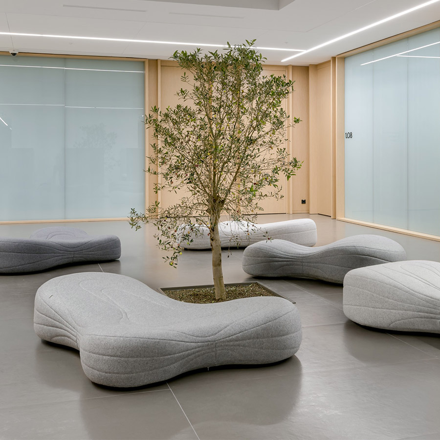 Noti Bouli Sofa 3-Sitzer mit Fußgleiter Beispielbild