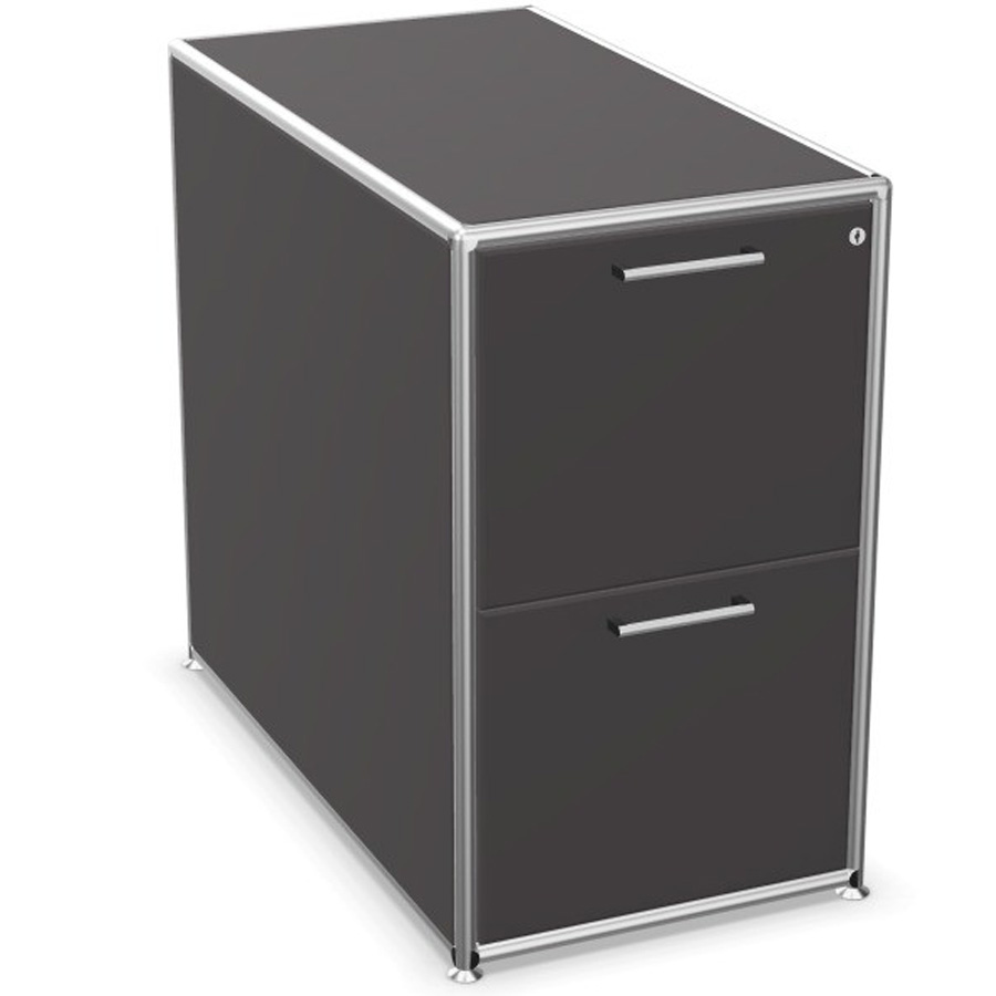 Bosse Modul Space Standcontainer in Basaltgrau Rahmen Chrom