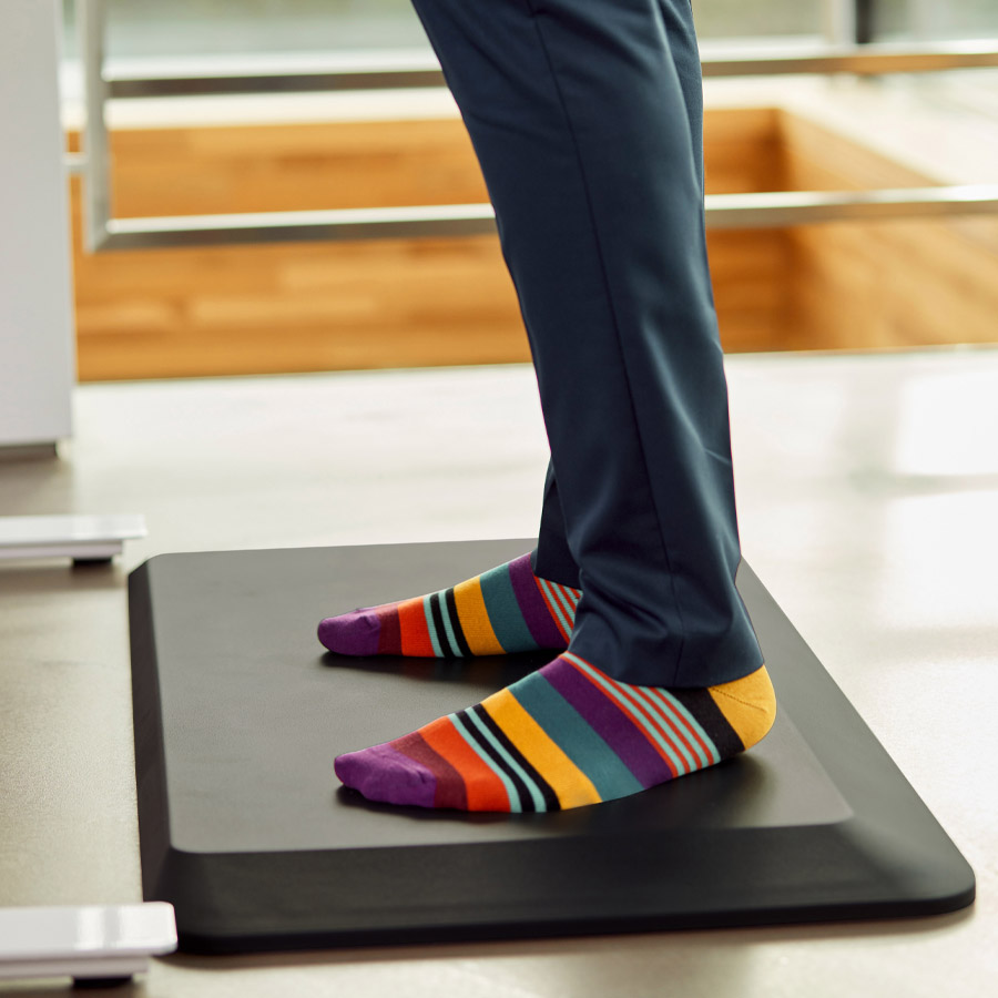 Aeris Muvmat Anti-Ermüdungsmatte schwarz ohne Bezug - Beispielbild