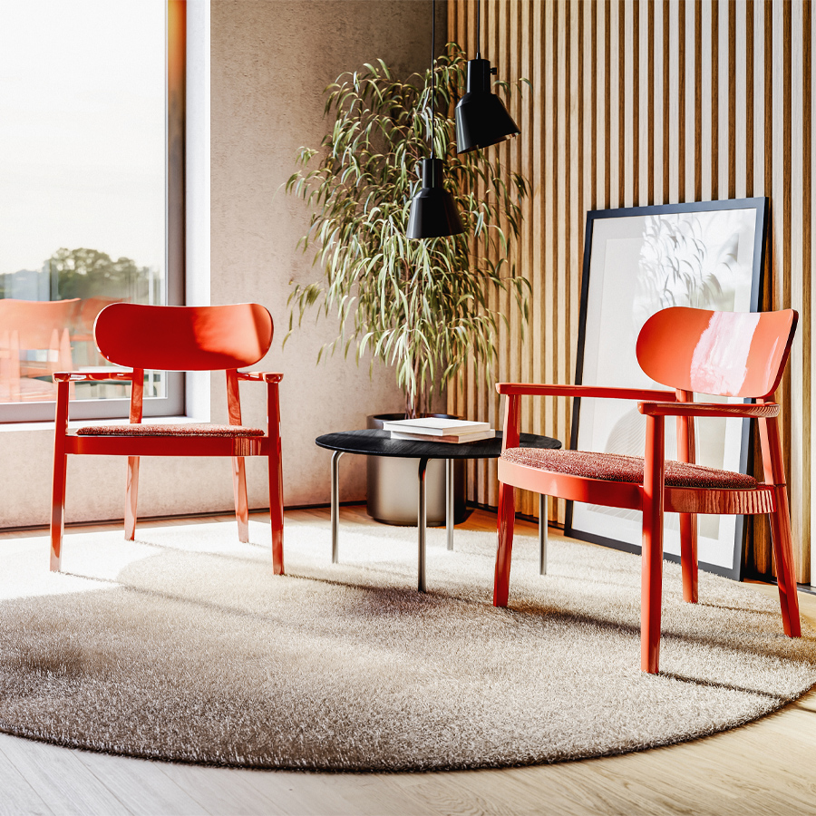 THONET 119 Holzstuhl mit Armlehnen - Beispielbild