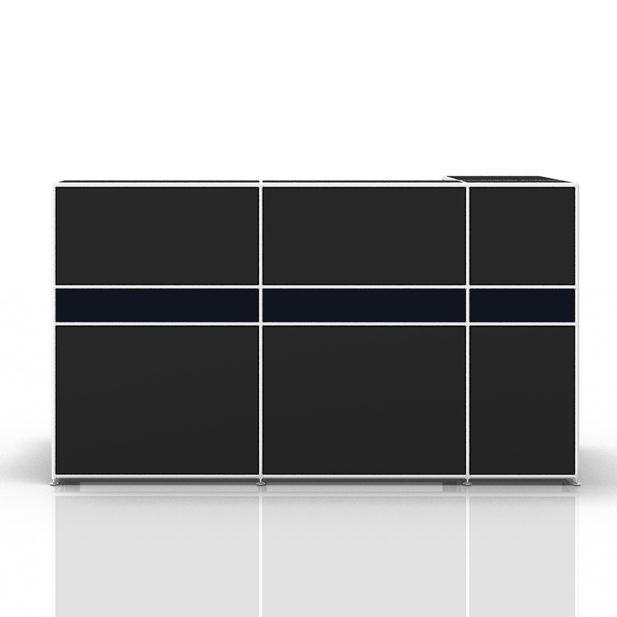 Bosse Modul Space Empfangstheke 5 schwarz
