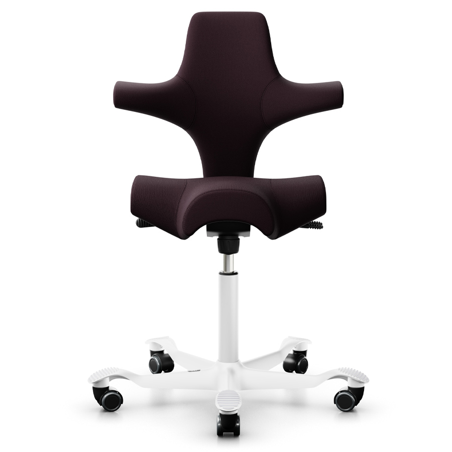 HAG Capisco 8106 - Stoff Select Aubergine - Frontansicht
