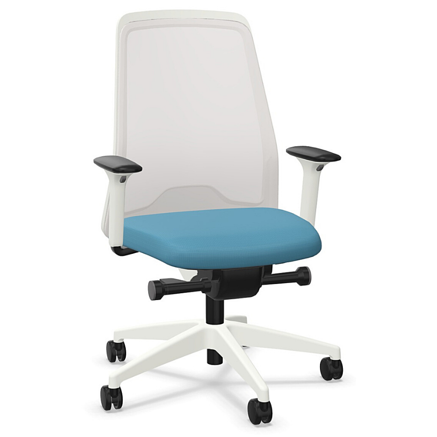Interstuhl EVERYis1 (EV211) weiß pastelblau
