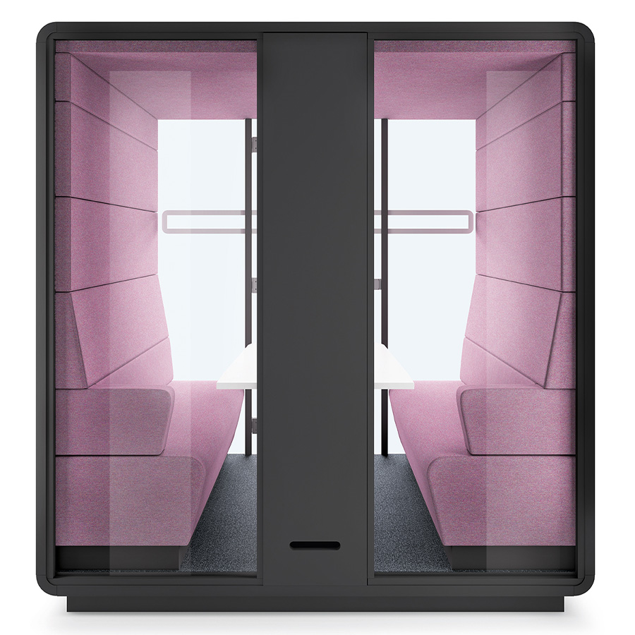 Hushoffice Hushmeet Akustikbox konfigurierbar in Wool Orchid