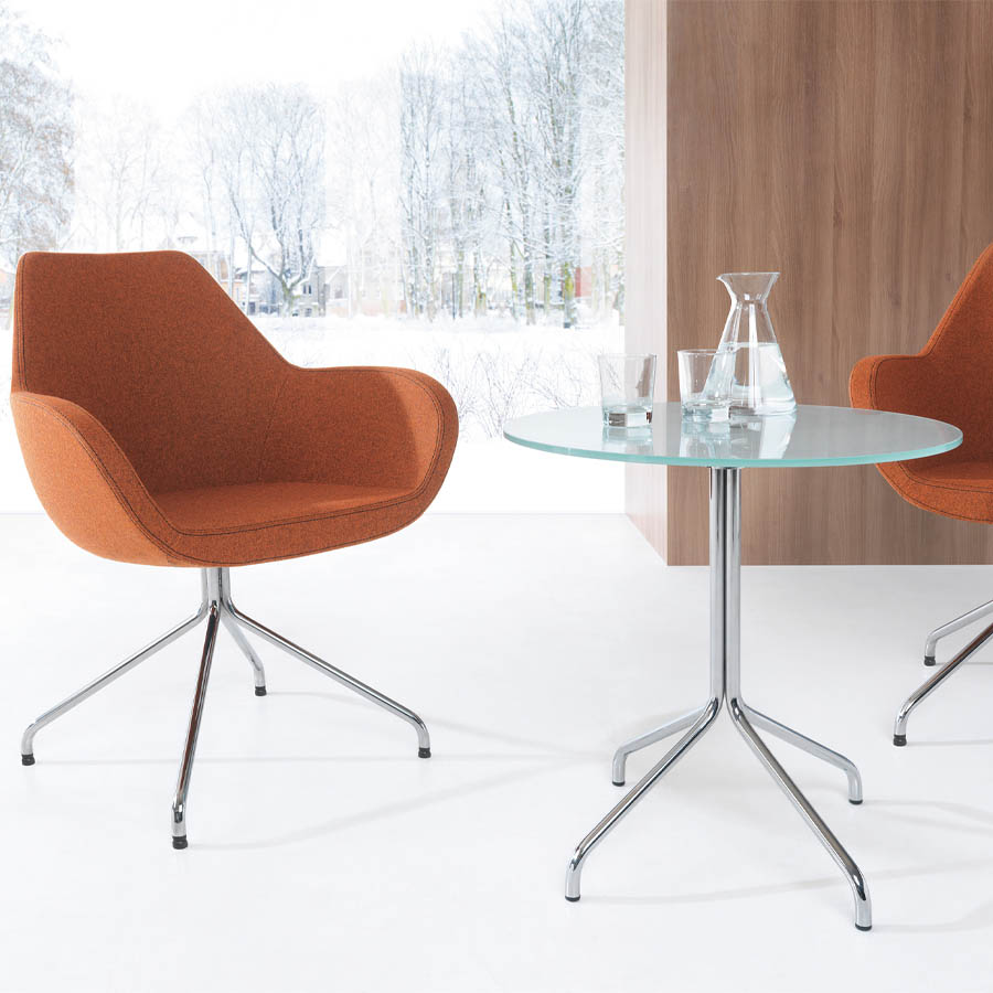 Profim Fan mit Spinnenfuß in Chrom Beispielbild