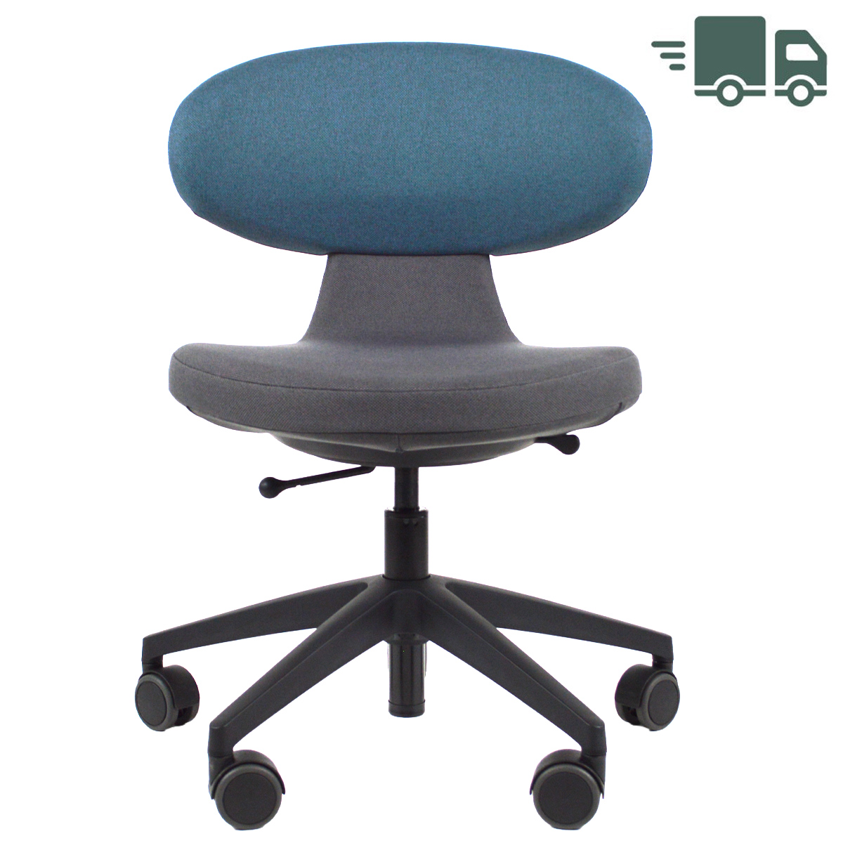 Girsberger SIMPLEX 3D Homeoffice Bürostuhl blau-grau