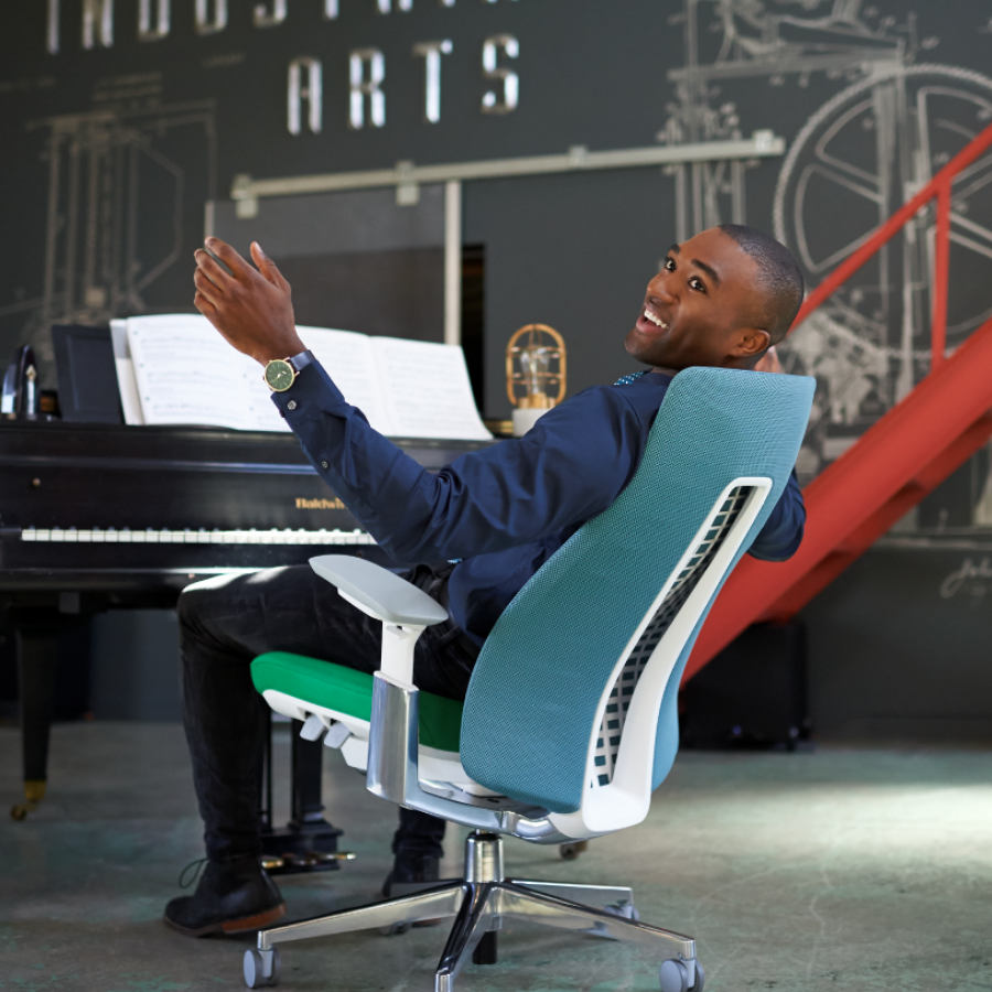 HAWORTH Fern Bürodrehstuhl - Beispielbild