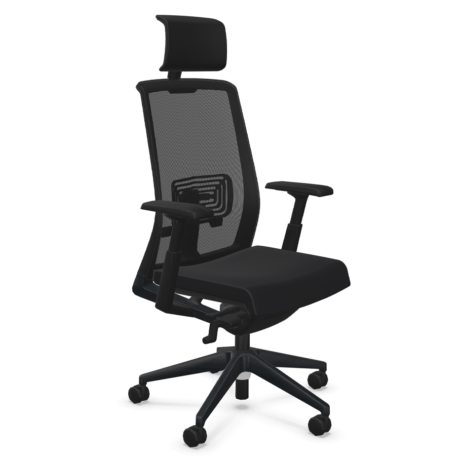 HAWORTH Very (Comfort 62) - Netzrücken mit Kopfstütze