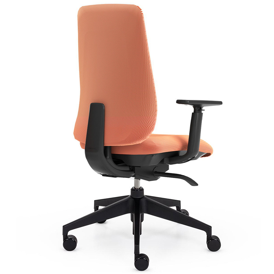 Haworth Aloha Active Bürodrehstuhl mit Polsterrücken, Stoff Relate 0441