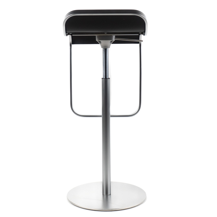 LAP-AS80-C1lapalma LEM S80 Barhocker 66-79 cm Leder Schwarz Gestell chrom -