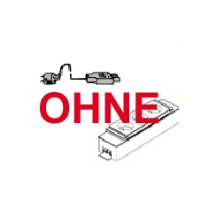 ohne Streckdose und Kabel