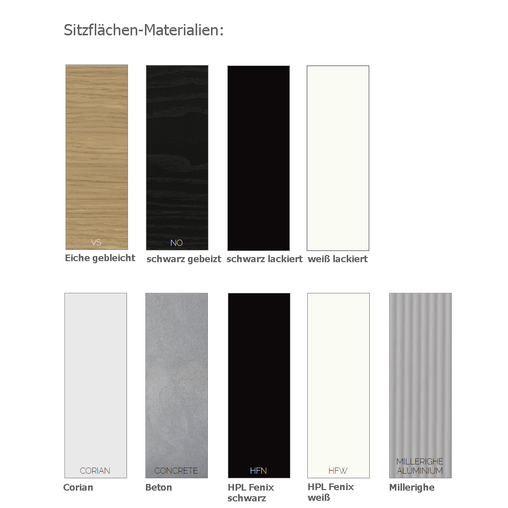 Lapalma LEM Materialien Sitzfläche
