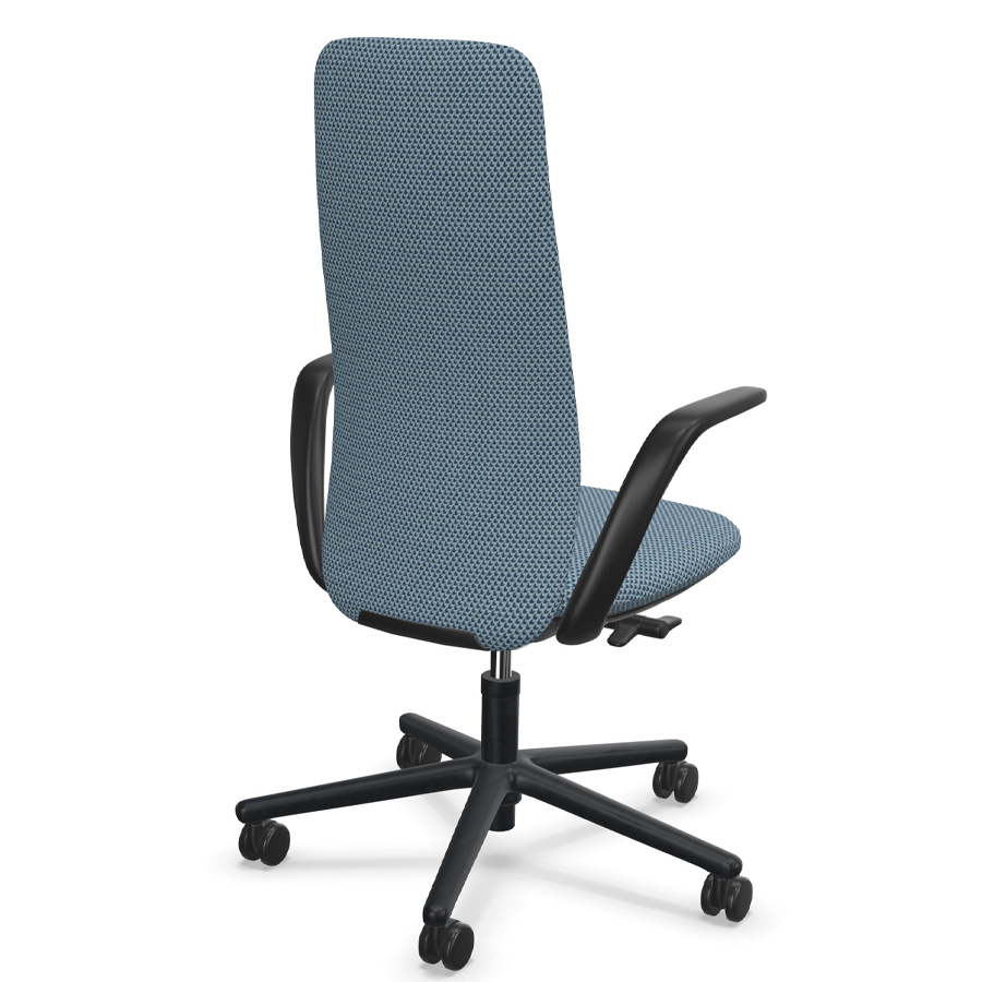 HAWORTH Nia Rückenlehne hoch blau - Rückansicht