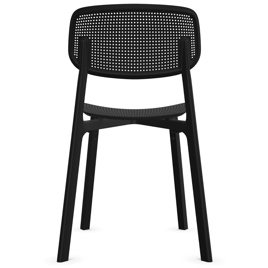 Kristalia COLANDER Chair Black Rückseite