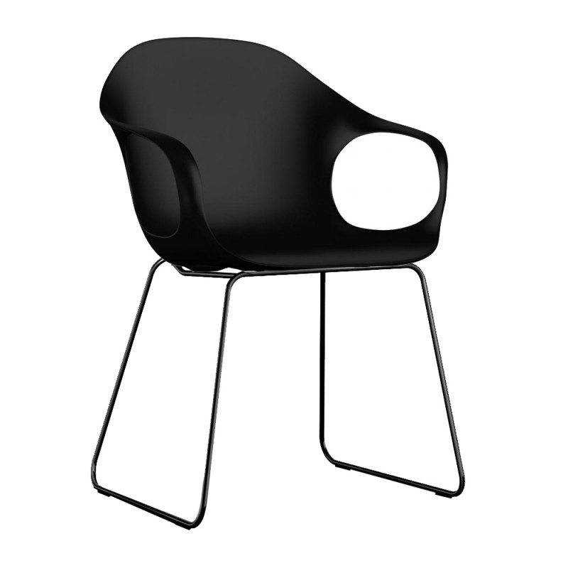 Kristalia Elephant Kufenstuhl schwarz