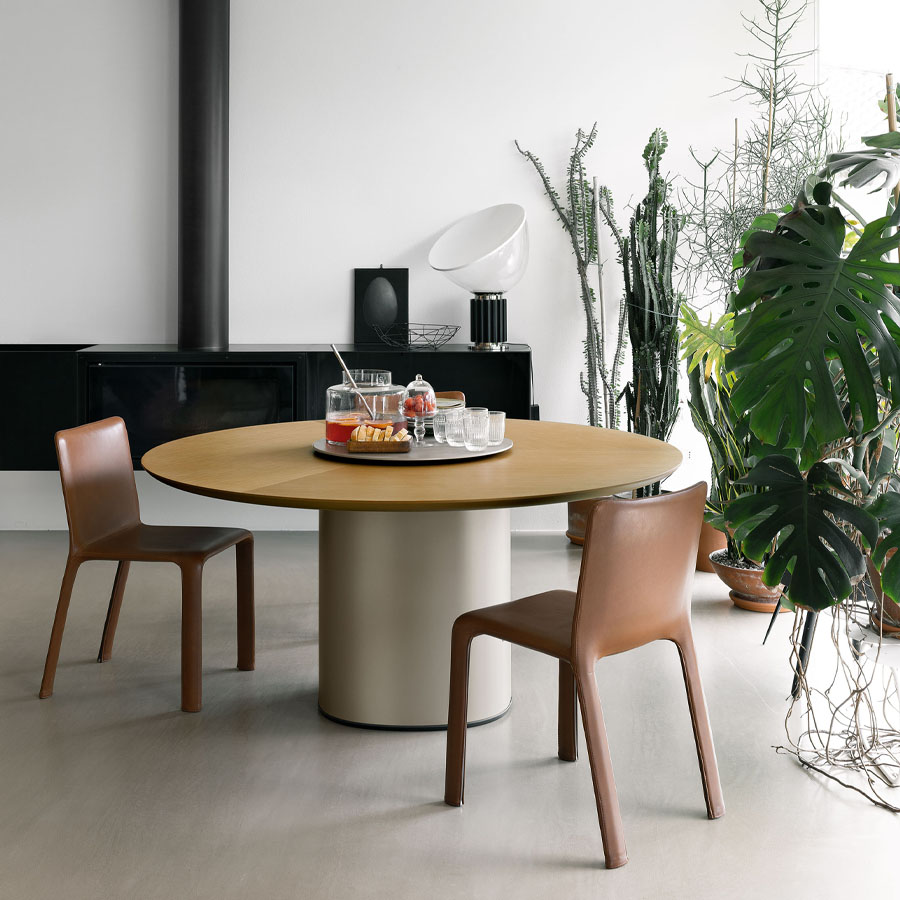 Kristalia Holo Pilaar - Esstisch - runde Ausführung Beispielbild