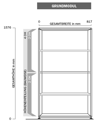 Bosse-Grundmodul-4OH-Regal-Bemassung