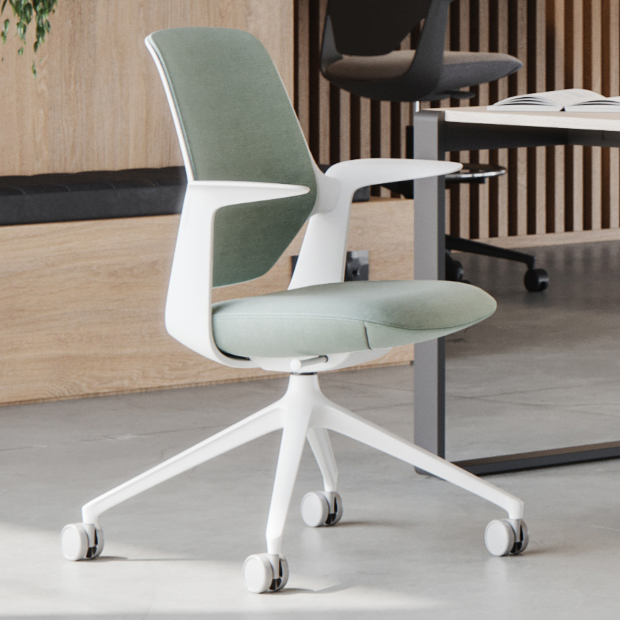 Profim TrilloPro 21HST Konferenzstuhl mit Rollen und Polsterrücken Stoff Select 68210