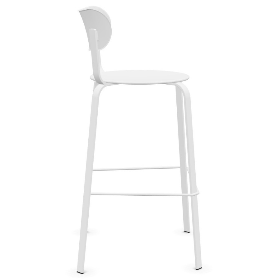 lapalma STIL S49 Barhocker 75 cm Farbe weiß - Seitenansicht