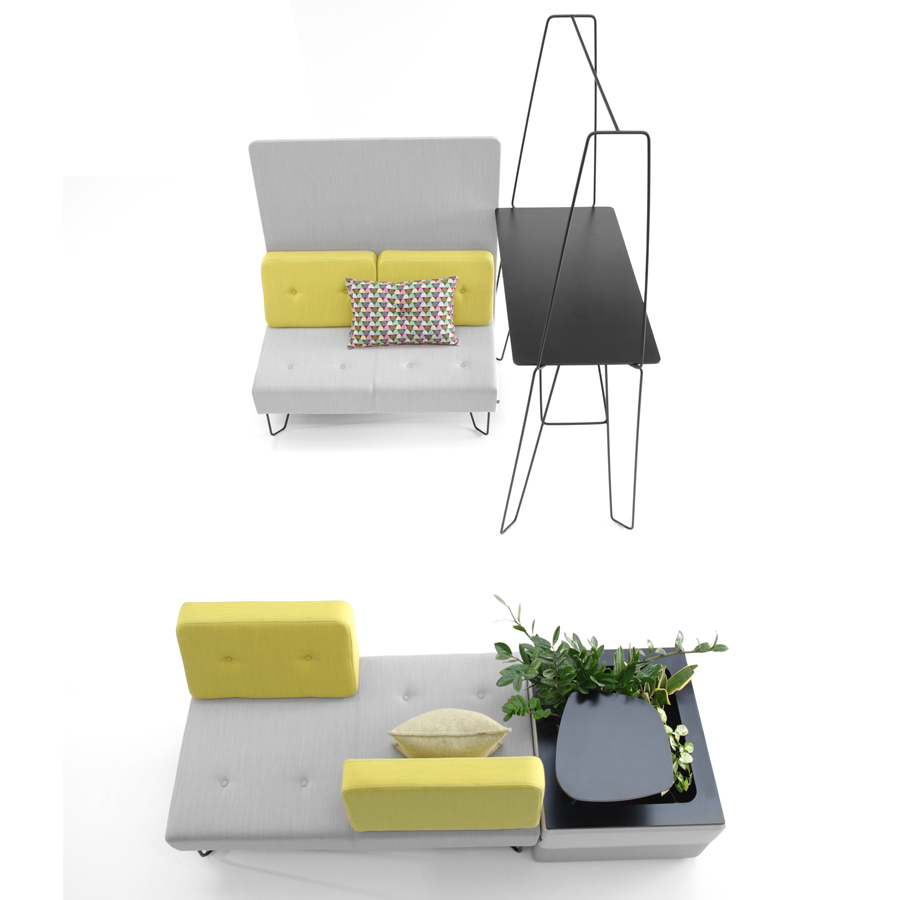 Bejot U_FLOE Modulsofa Beispielkonfiguration